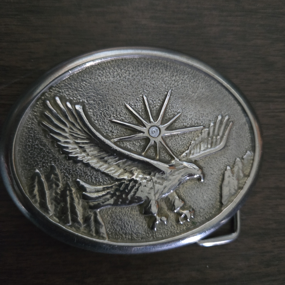 Silver Eagle Belt Buckle